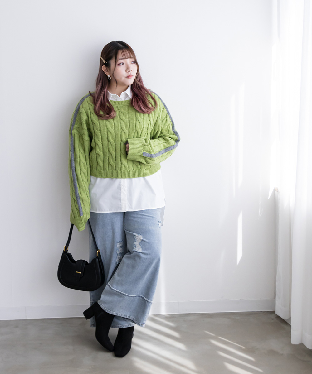 CLETTEオリジナル★リボンデザインプルオーバー