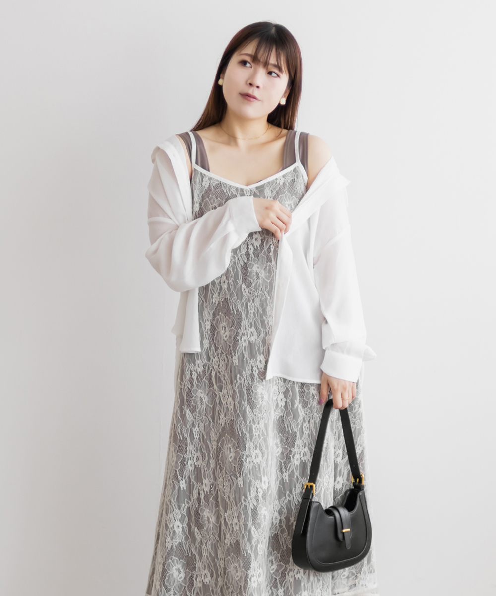 CLETTEオリジナル★レースキャミソールセット3WAYワンピース