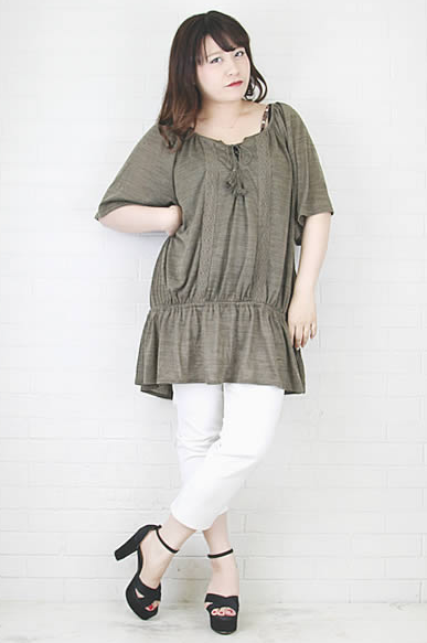 ぽっちゃりさんの夏コーディネート集 15