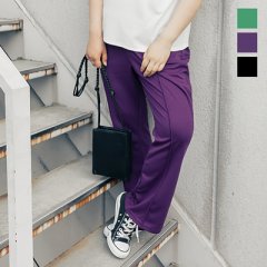 ウエストゴムカットソーフレアパンツ10