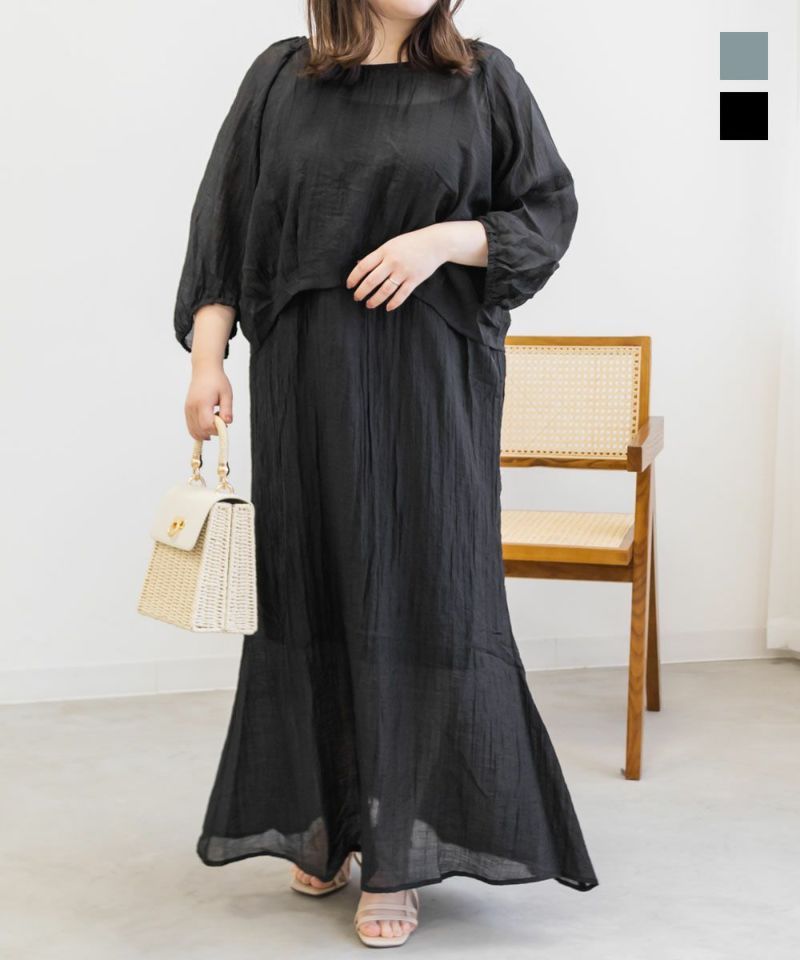 東京ブラウス キャミワンピ ワンピース 黒 フォーマル 2way ドレス-