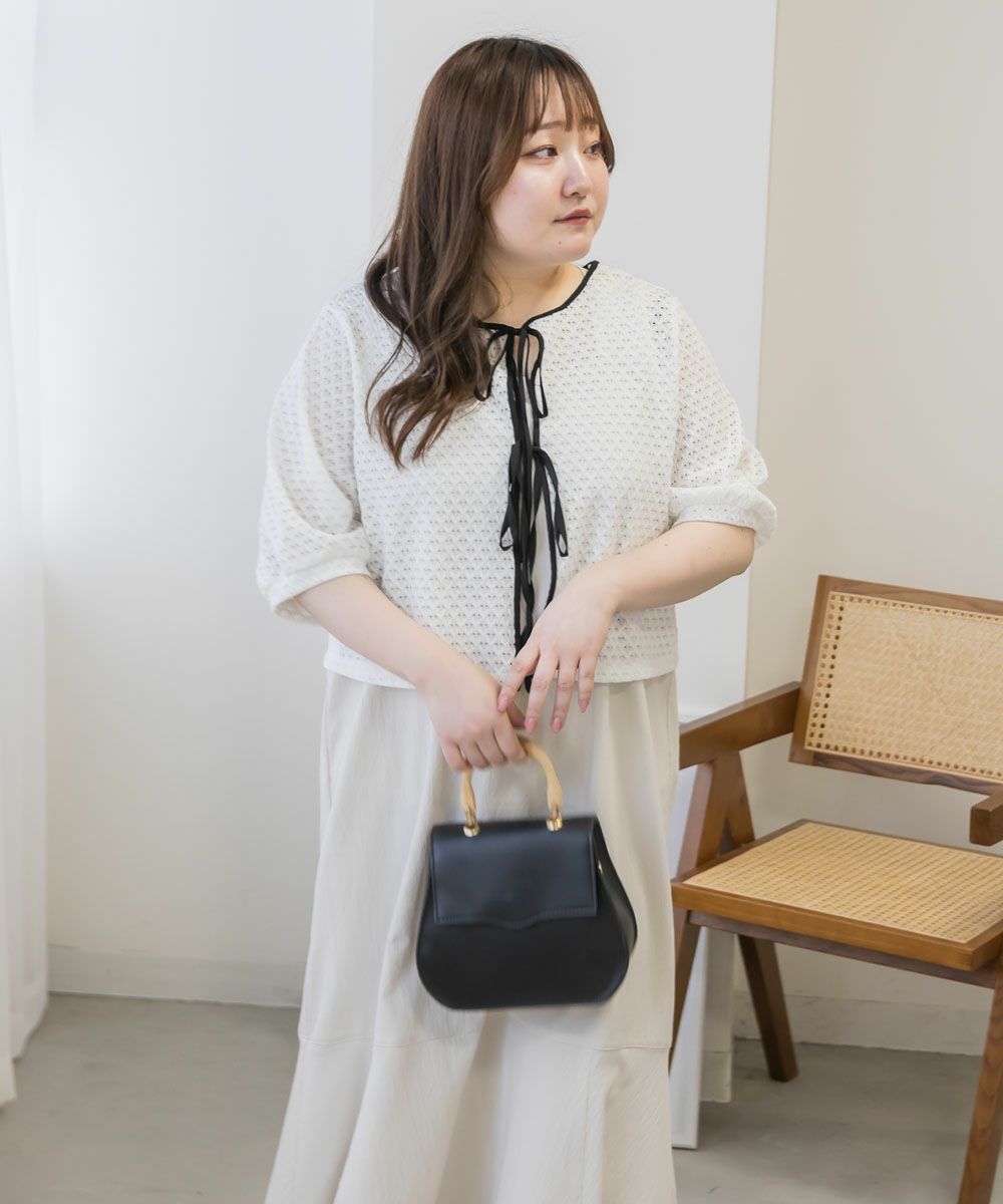 リボンカーディガンセットキャミワンピース | 大きいサイズ レディース  