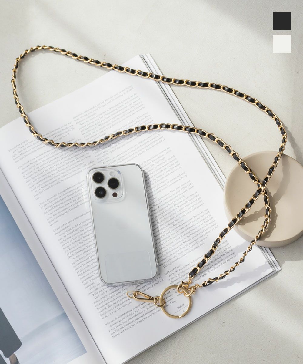 CLETTEオリジナル☆チェーンスマホストラップ | 大きいサイズ  