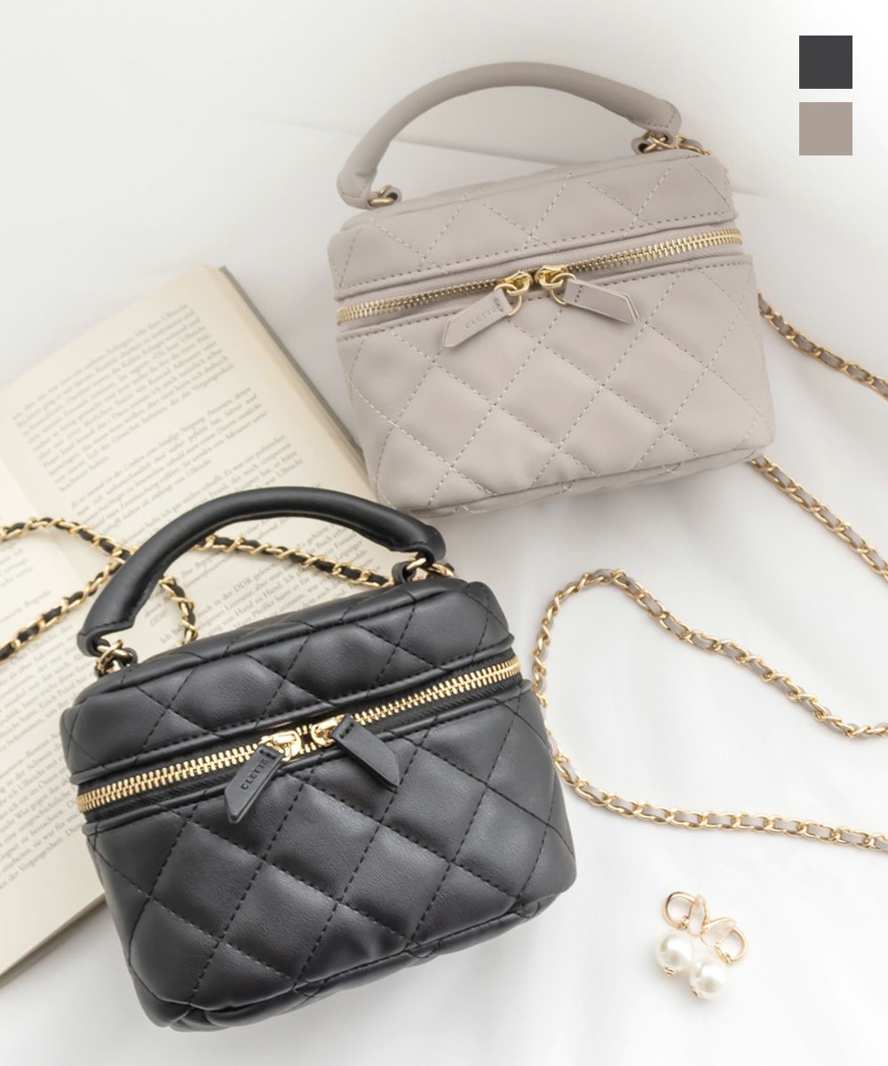 CLETTEオリジナル☆キルティングチェーンバッグ | 大きいサイズ  