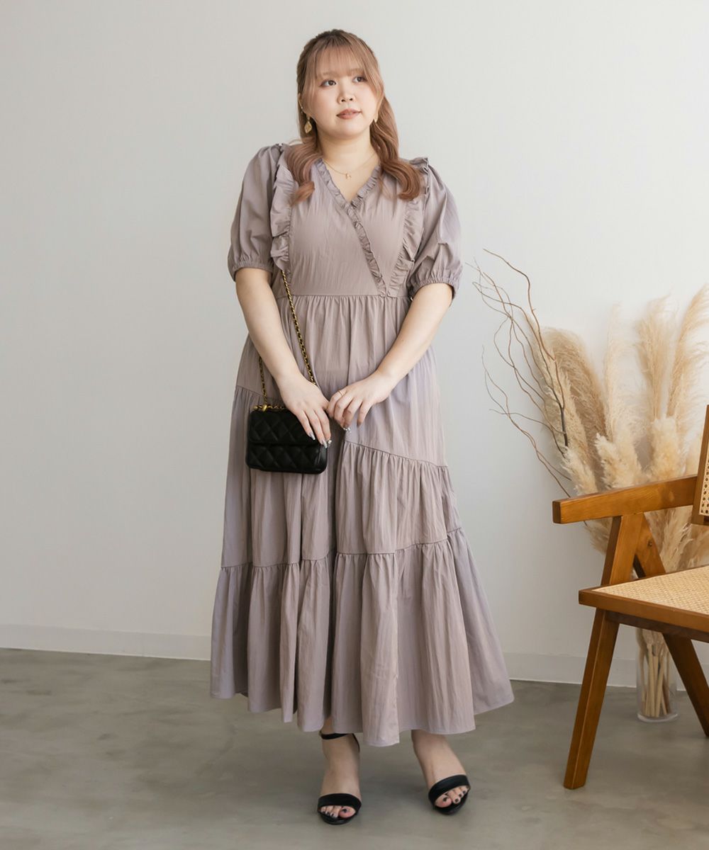 ドルチェアンドガッバーナ ドット ティアード ワンピース フリル 花柄  