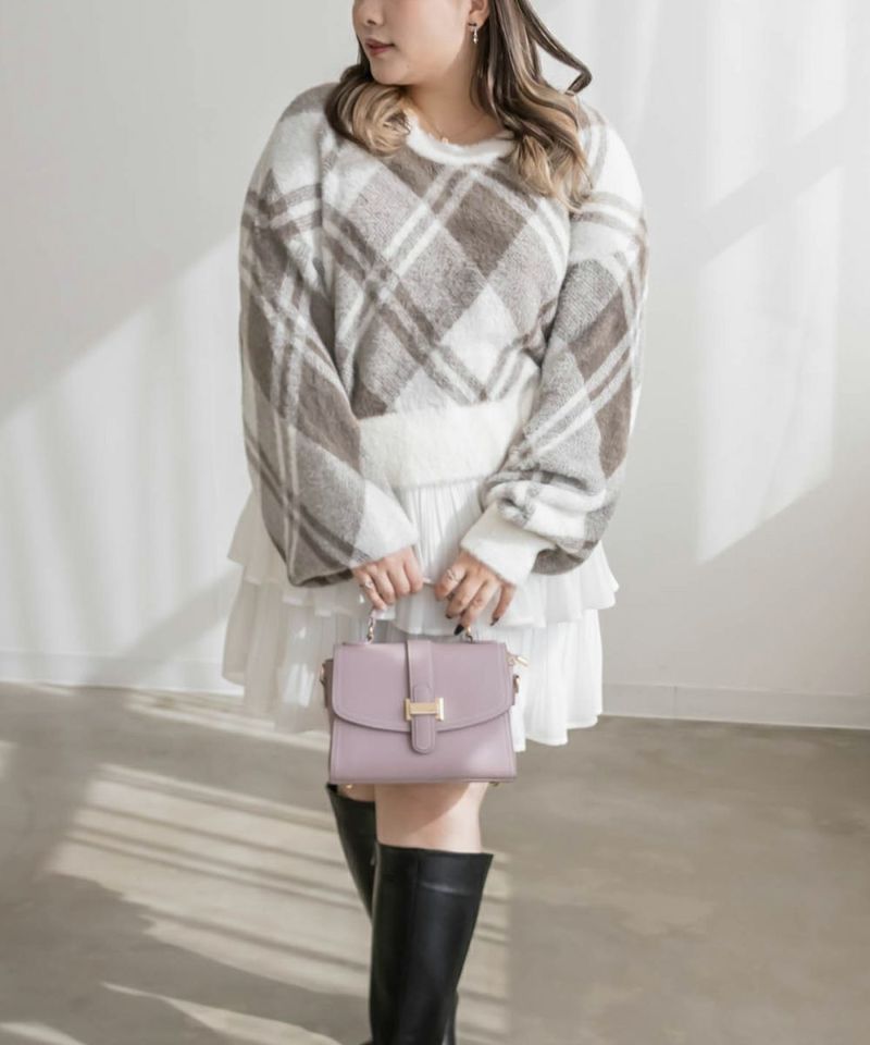 ダブスタ　チェリー柄ニット DOUBLE STANDARD CLOTHING（ダブルスタンダードクロージング）の