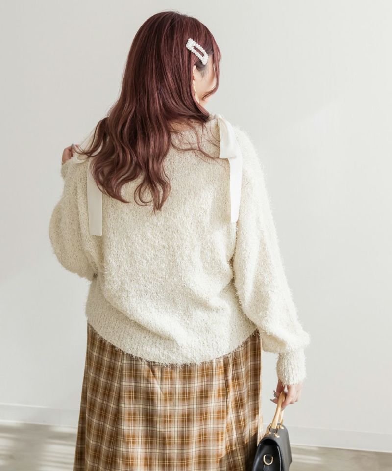 佐藤健 abyts シャギーカーディガン ピンク サイズ2 CLETTEオリジナル☆Vネックシャギーカーディガン | 大きいサイズ