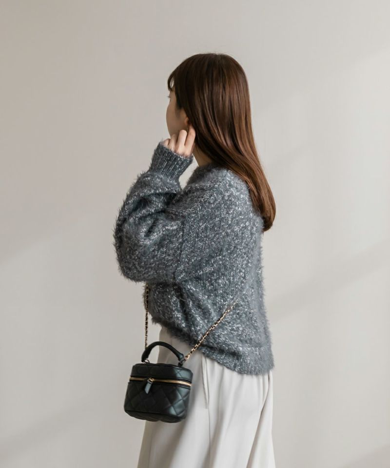 セール】 【SLOW/一部店舗限定】チャンキーモヘヤ ニット
