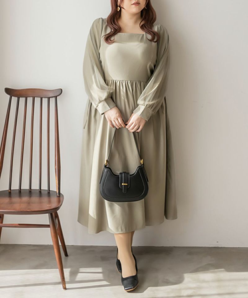 ロエベ チュニックドレス S359Y09XDC8967 ティーダストグレーズ VIP価格SALE☆Loewe☆チュニック ドレス (LOEWE/ワンピース