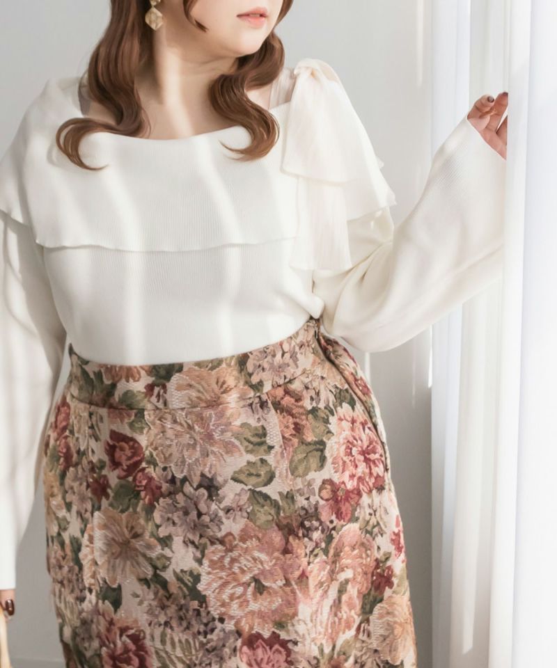 【限定価格】CLETTE クレット 3点まとめ売り 大きいサイズ 3L 4L 大きいサイズ レディース CLETTEオリジナル☆ショルダーリボン5
