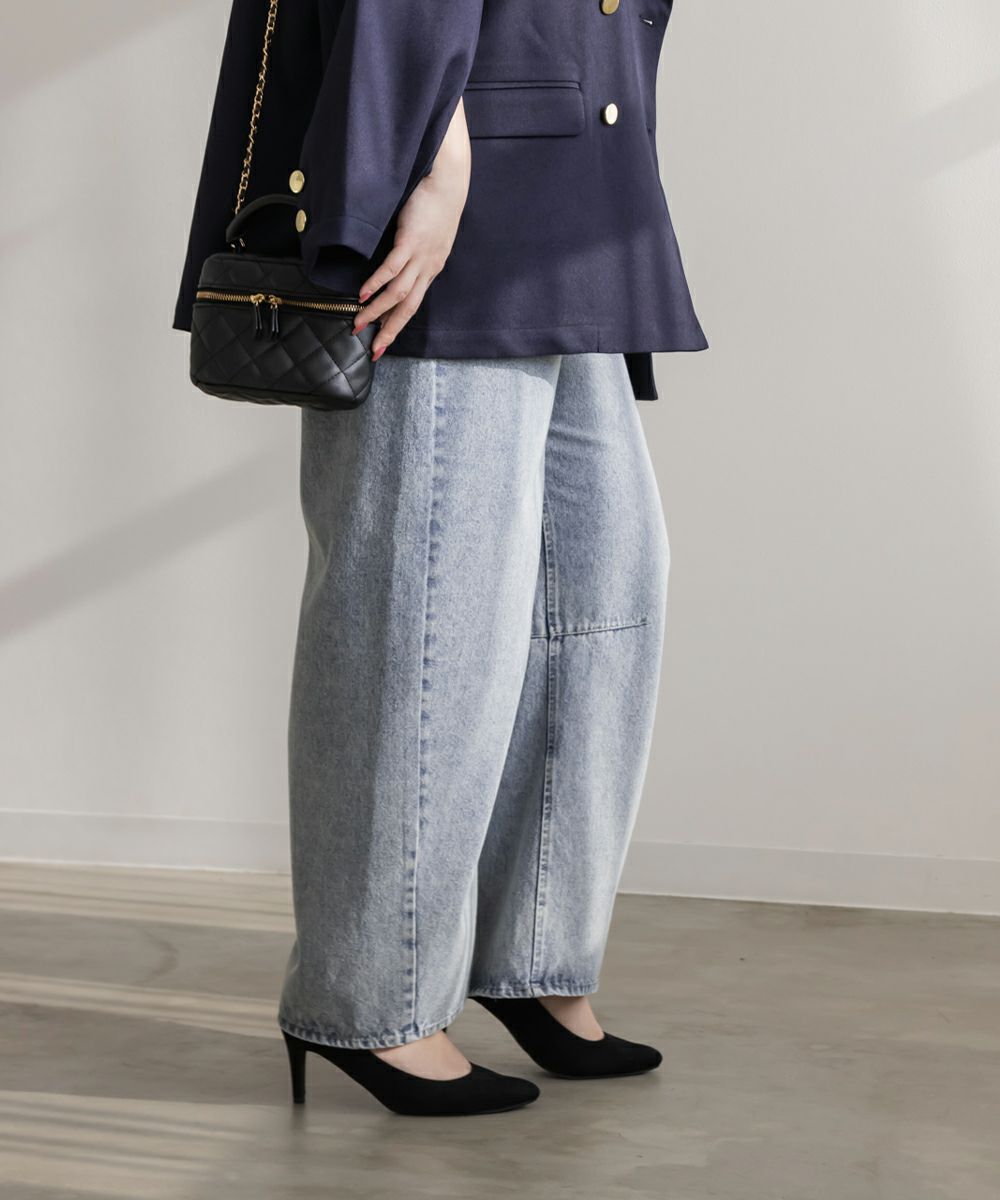 CLETTEオリジナル☆バレルレッグデニムパンツ | 大きいサイズ