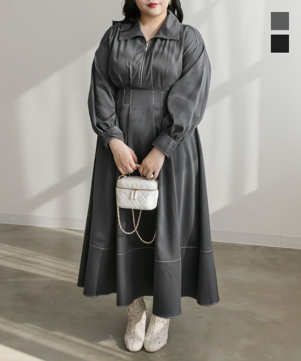 美品 エムズグレイシー ティアードロングワンピース 42 XL 大きいサイズ 