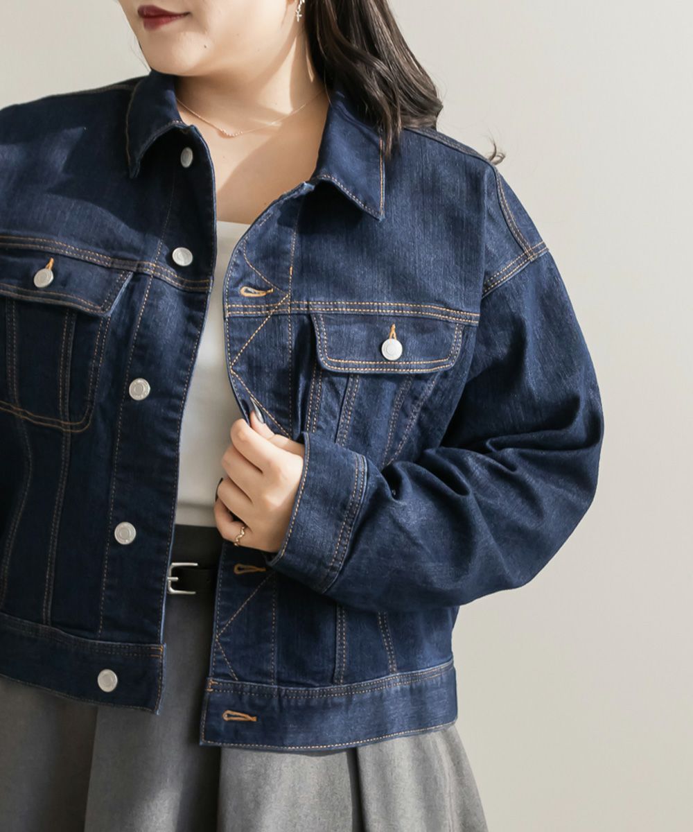 クラネ CLANE 23SS ベルスリーブ コンパクト デニムジャケット 
