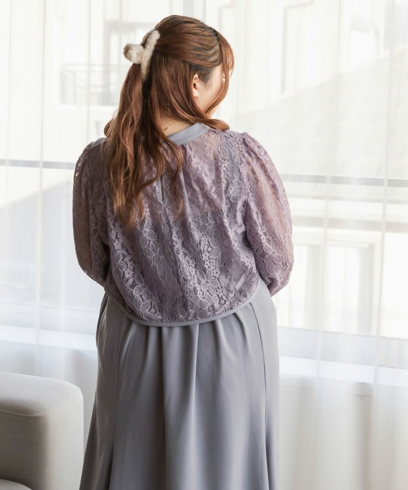 CLETTEオリジナル☆レーストップス付き2WAYワンピースドレス