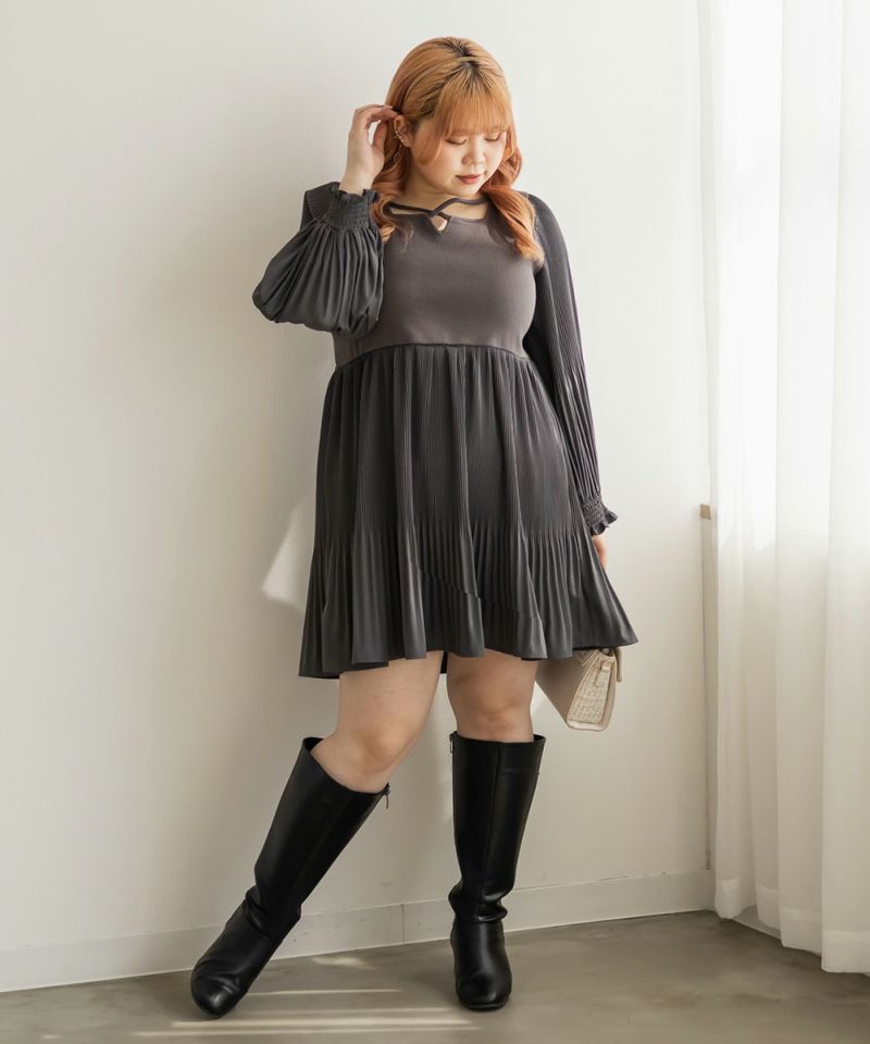 litmusミニワンピース rienda | スーツライクレディ―ミニワンピース (ワンピース(ミニ