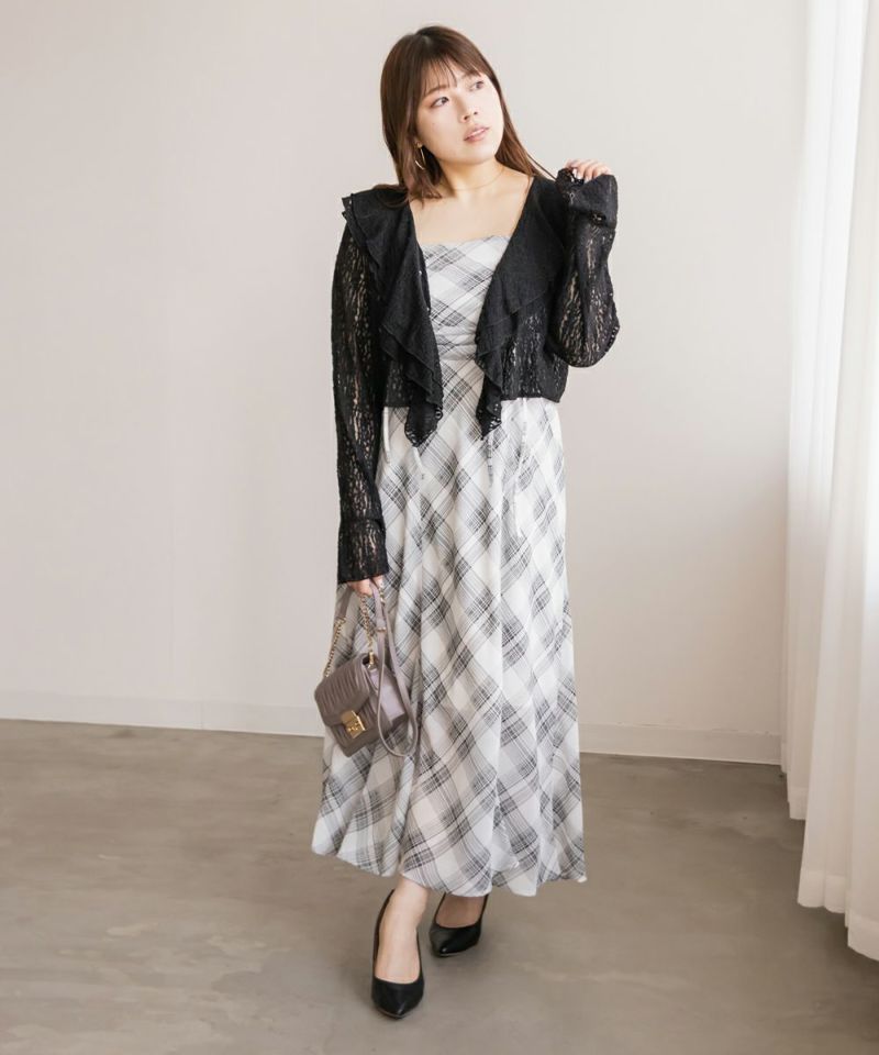 DSC / チェック柄シフォンワンピース GRL グレイル on X: 