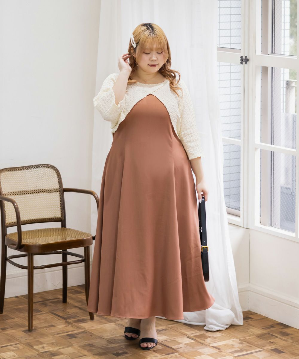 CLETTEオリジナル☆ショートプルオーバーセットワンピース | 大きい