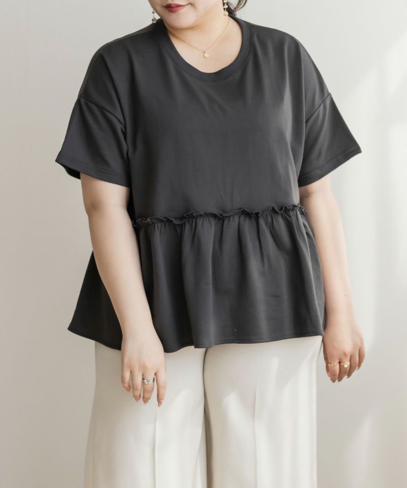 今期merletteマーレット　ペプラムデザイン半袖トップス　黒　Mサイズ Merlette | Topsの商品一覧 | 公式通販 Merlette NYC(マーレット