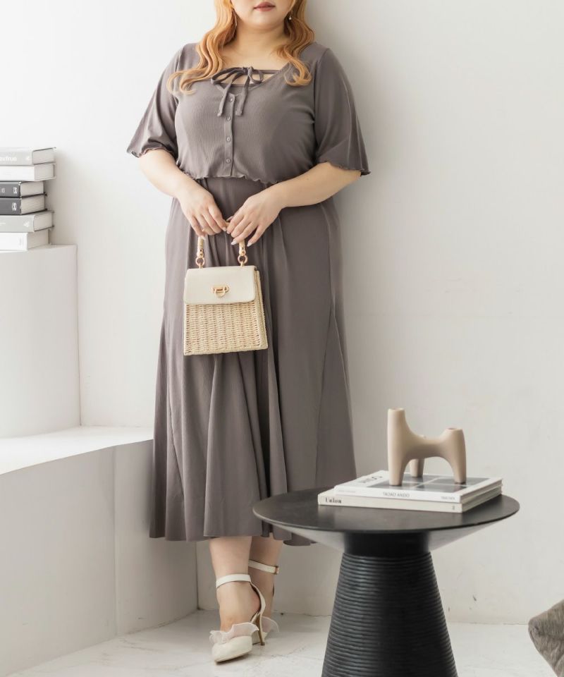 CLETTEオリジナル☆ボレロセットキャミワンピース | 大きいサイズ