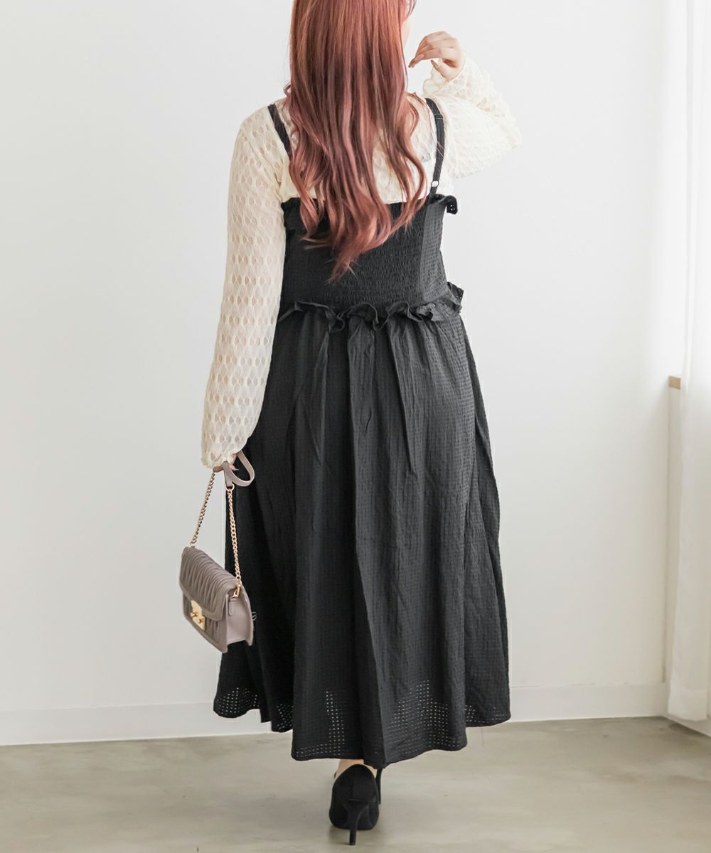 CLETTEオリジナル☆フリルデザインキャミワンピース | 大きいサイズ