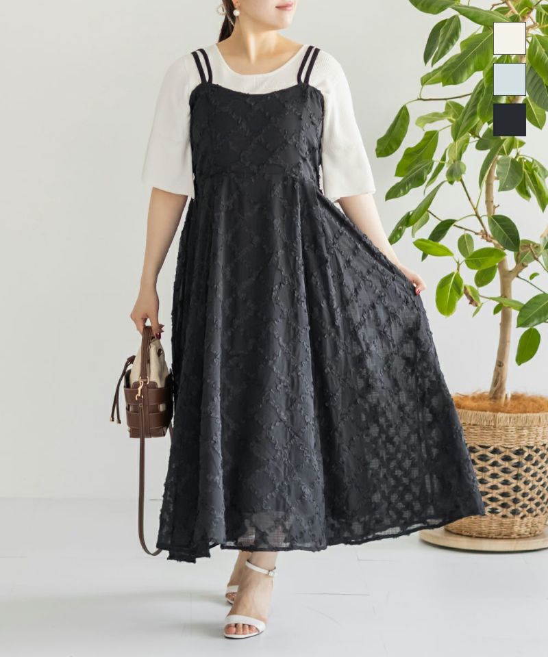 ★送料込◆3色 紐ベルトset カンカン フリル 女神 ワンピース 女神ワンピース（☆送料込◇3色 紐ベルトset カンカン フリル