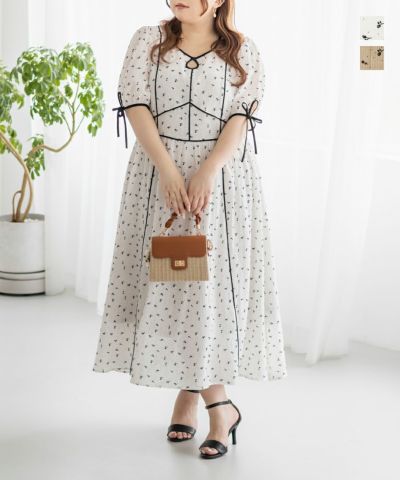 ワッシャープリーツセットワンピース（ワンピース）｜CLETTE