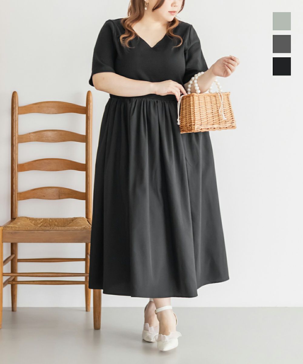 CLETTEオリジナル☆前後2WAYドッキングワンピース | 大きいサイズ