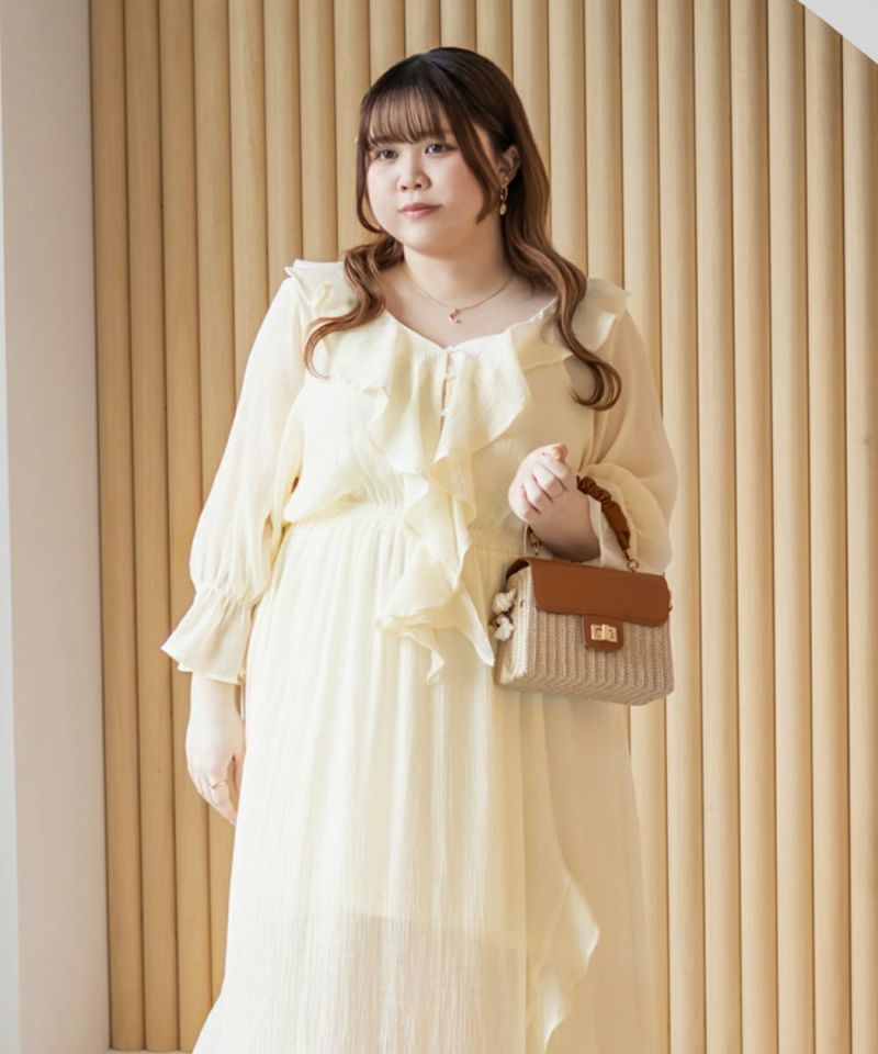 CLETTEオリジナル★ペチコート付きフリルワンピース CLETTEオリジナル☆ペチコート付きフリルワンピース | 大きい