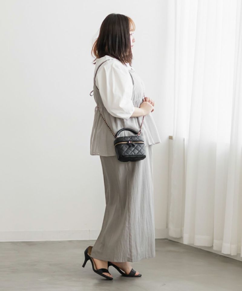 シアービスチェセットキャミワンピース | 大きいサイズ レディース専門