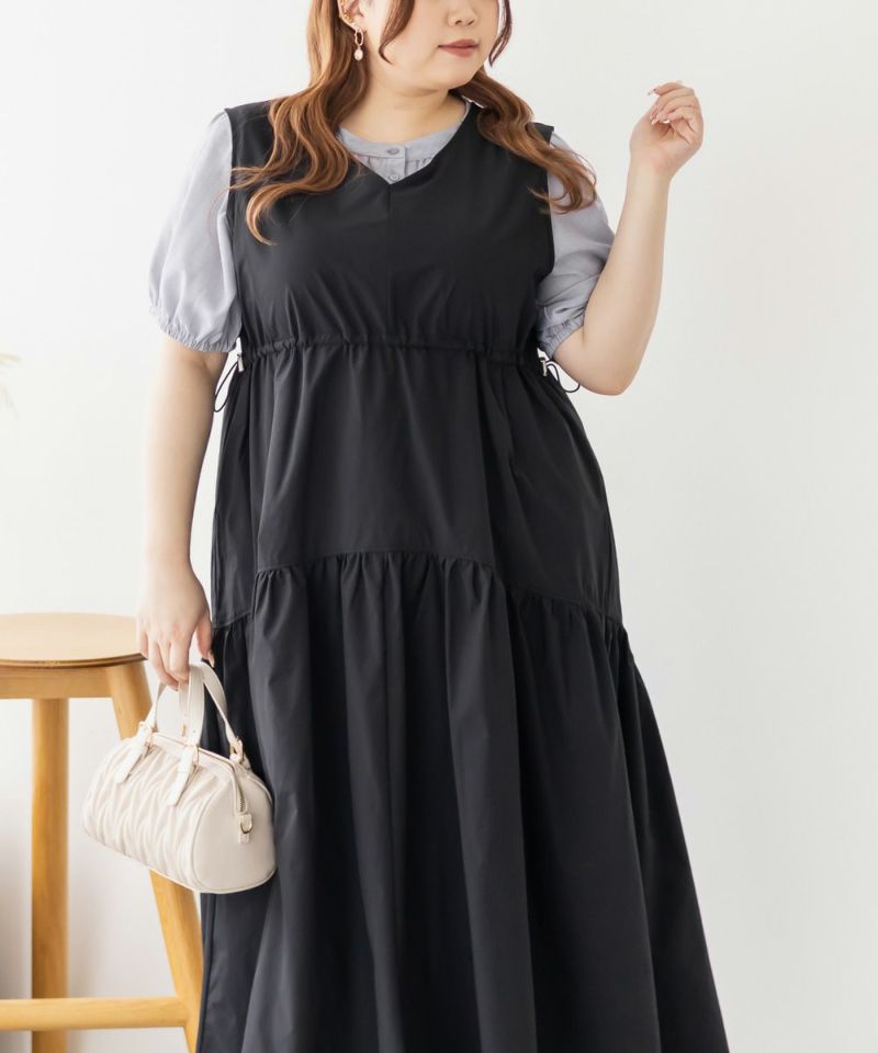 室内試着のみ　クレット　新作ワンピース　4L クレット LL マーメイドワンピース - メルカリ