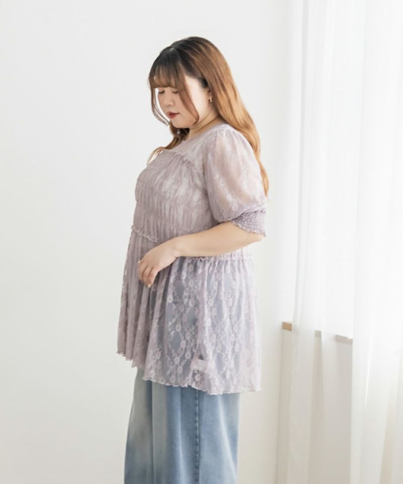 新品 LINKABLE リンカブル レース ブラウス キュロット セット 【公式