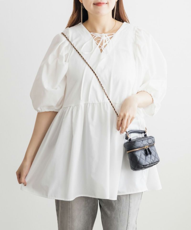 my clozette cen. センマイクローゼットバルーンスリーブブラウス my clozette cen. センマイクローゼットバルーンスリーブブラウス