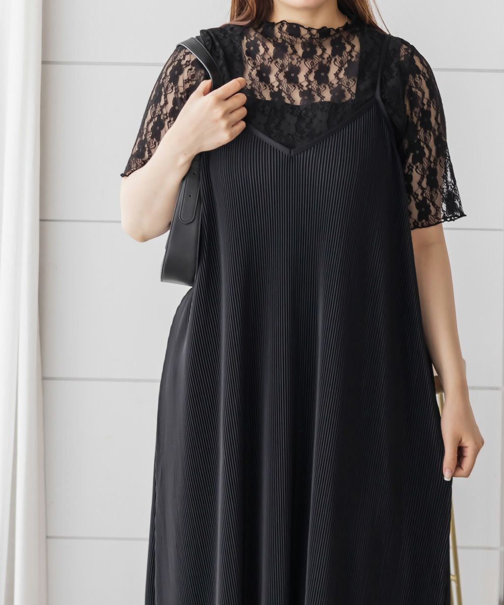 プリーツキャミワンピース | 大きいサイズ レディース専門店 CLETTE