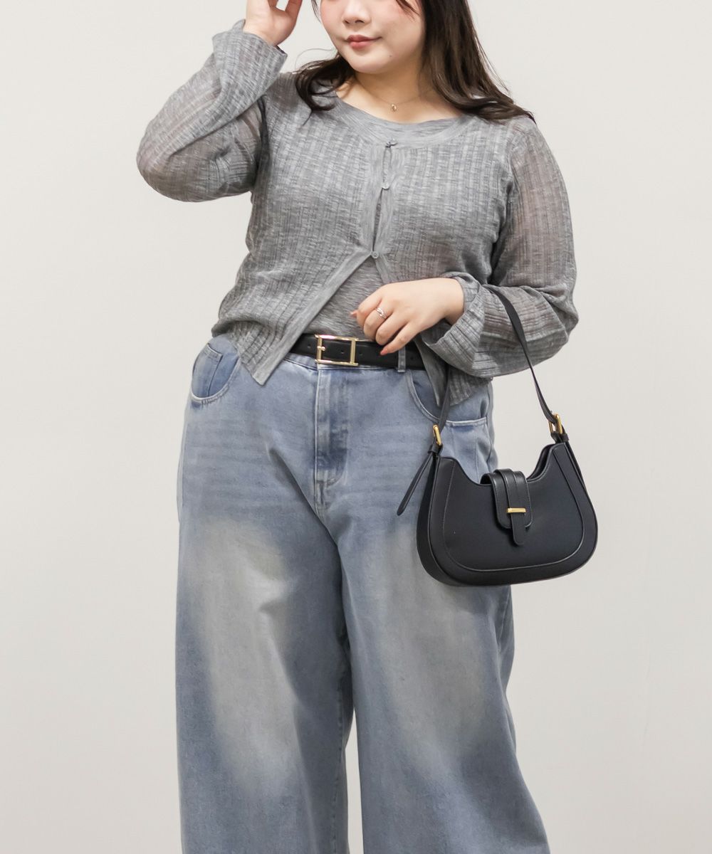 アンサンブル風シアーニット | 大きいサイズ レディース専門店 CLETTE