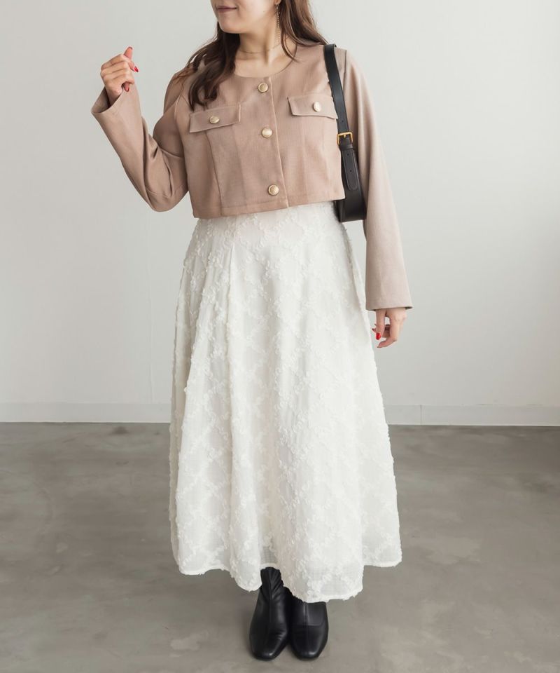 CLETTEオリジナルショートジャケット＆ワンピースセット | 大きい