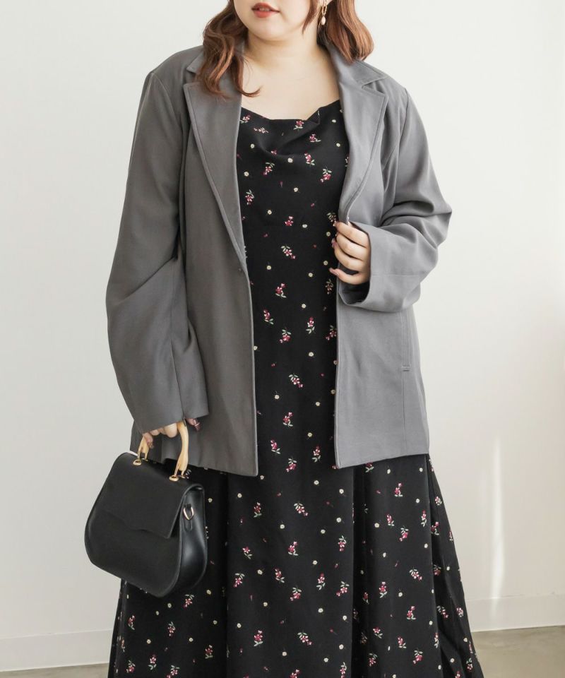 オーバーサイズテーラードジャケット | 大きいサイズ レディース専門店