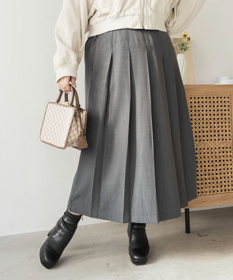 フロントプリーツスカート | 大きいサイズ レディース専門店 CLETTE