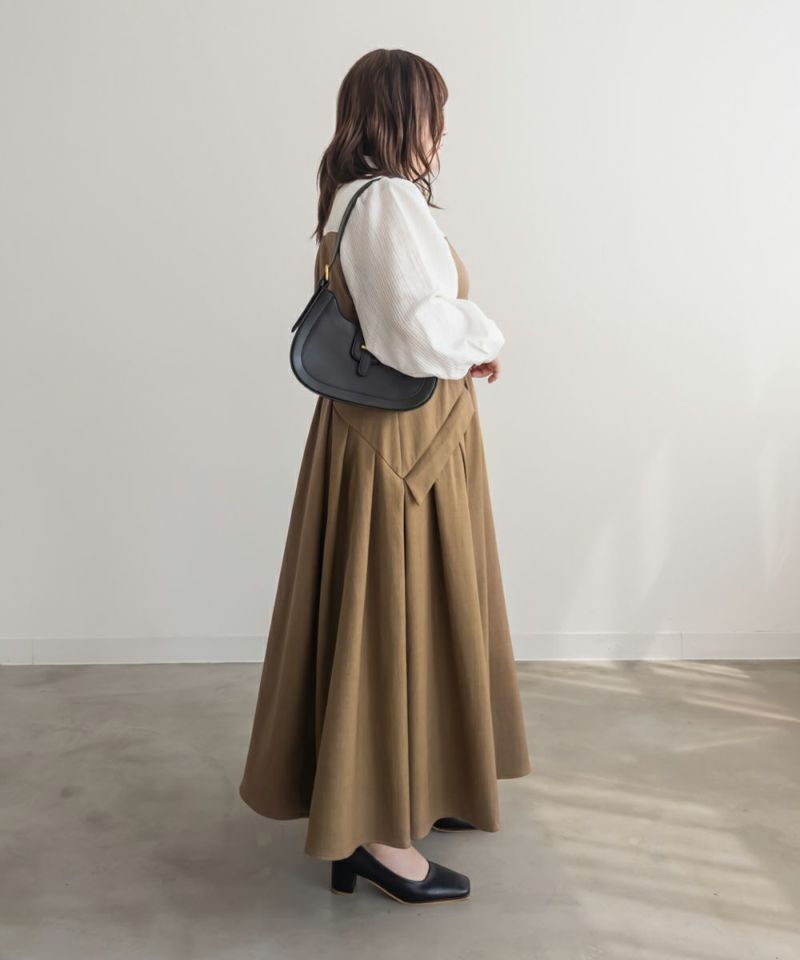 CLETTEオリジナルシャツドッキングベルト付きワンピース | 大きい