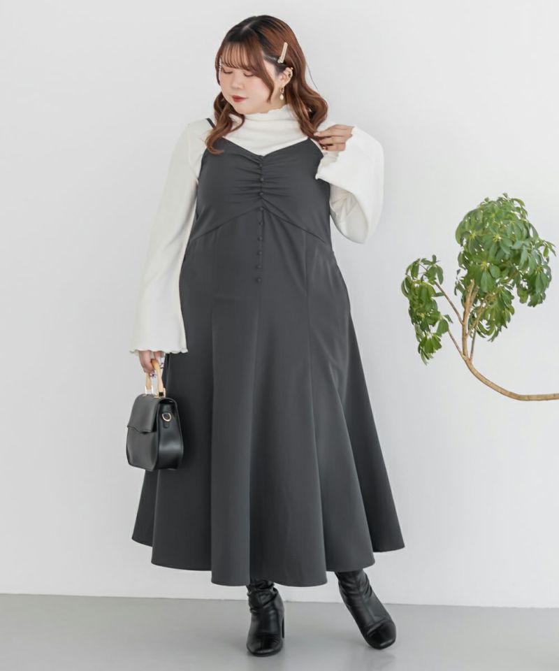 CLETTEオリジナルボレロ＆キャミワンピースセット | 大きいサイズ