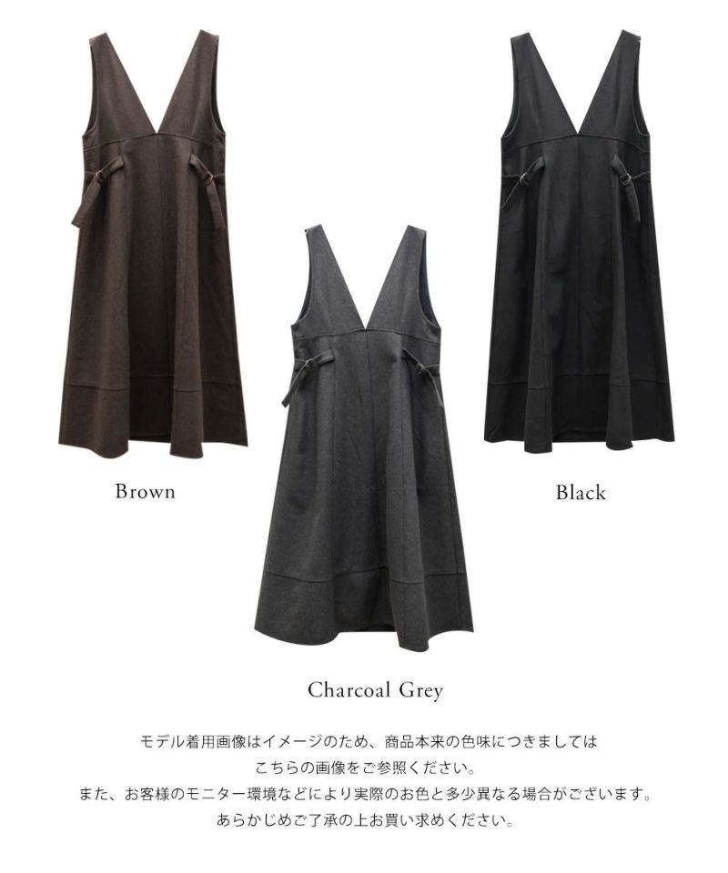 CLETTEオリジナルサイドベルトジャンスカワンピース | 大きいサイズ