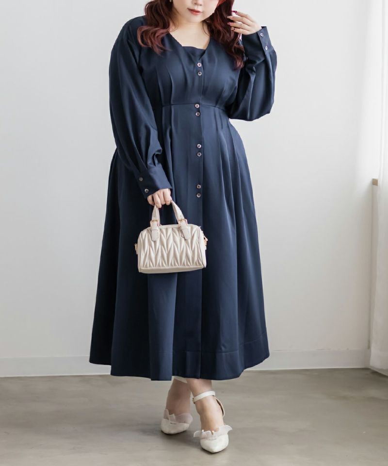 CLETTEオリジナルウエストタックシャツワンピース | 大きいサイズ