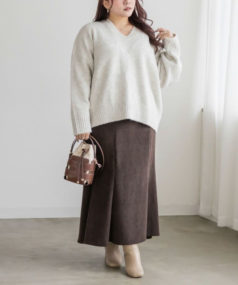 ウール調マーメイドスカート | 大きいサイズ レディース専門店 CLETTE