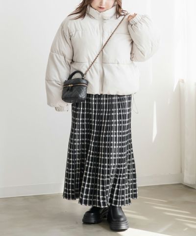 CLETTEオリジナル☆フレア袖ギャザー花柄ワンピース | 大きいサイズ