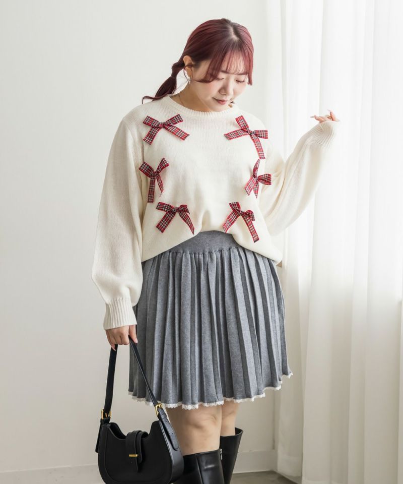 【新品】cccmalieシーマリーカシミアリボンニットベスト完売RED The Mable Sweater – LISA YANG