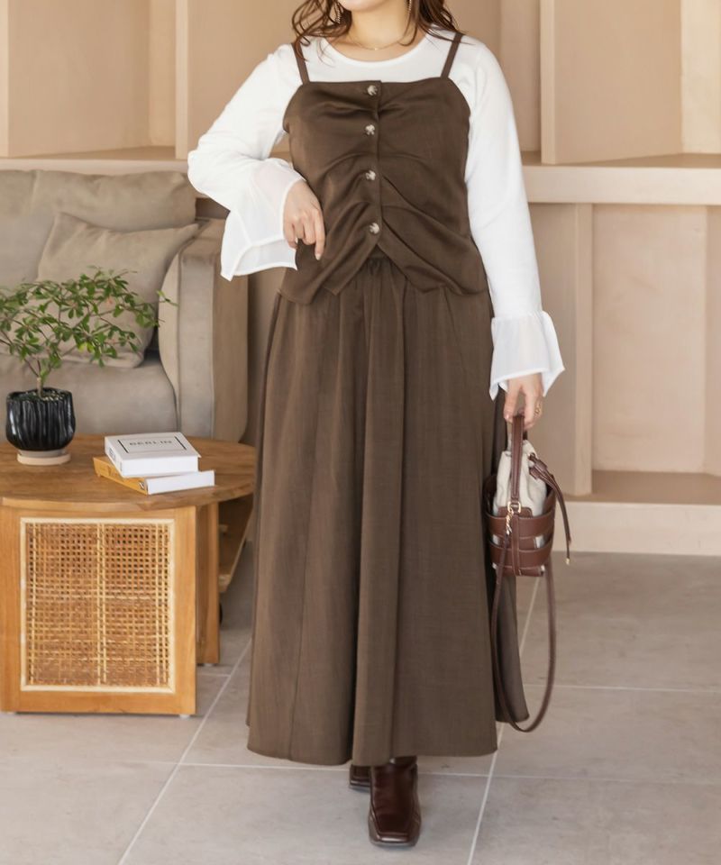 セオリー カシミア入り　スカートスーツ セットアップ 茶色系 セオリー カシミア入り スカートスーツ セットアップ 茶色系 セオリー